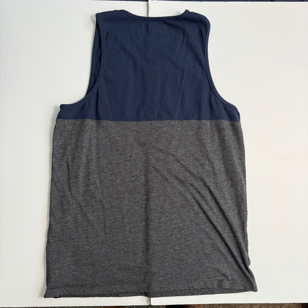 Hurley Blue and Gray Color-Blocked Tank Top - Picture 2 of 3
